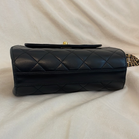 Chanel Vintage Quilted Multi-chain 24K Gold Coated Hardware Mini Crossbody Bag - Picture 11 of 17